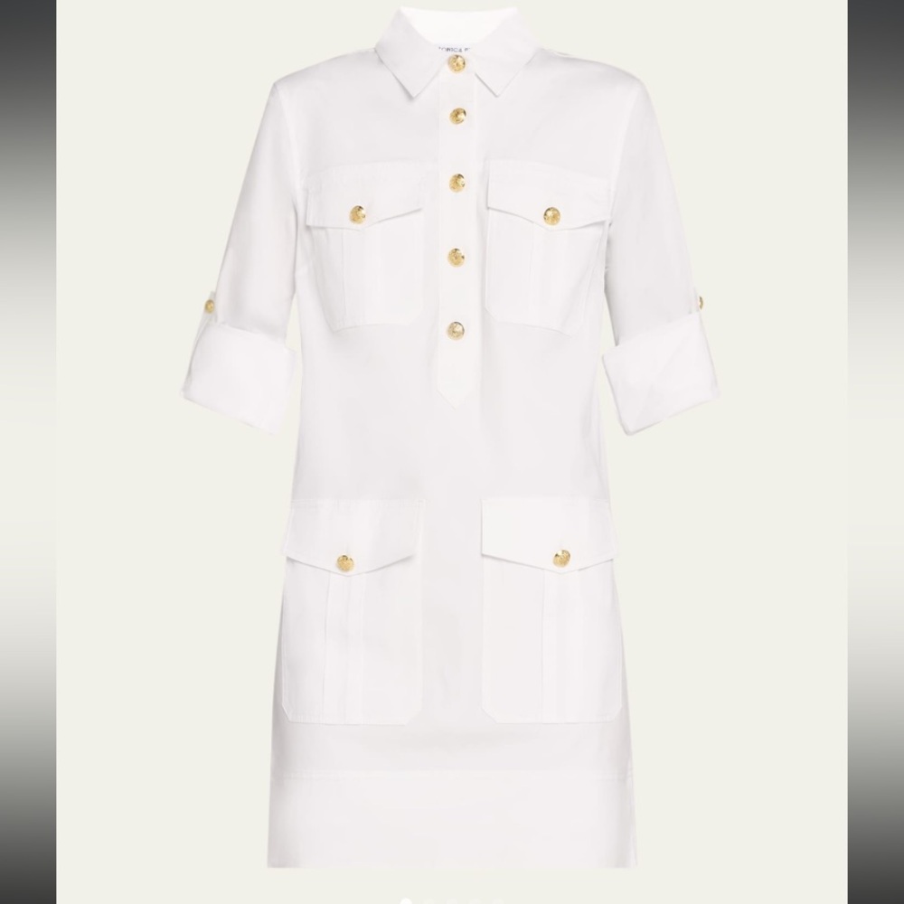 VERONICA BEARD Saude Long-Sleeve Utility Dress